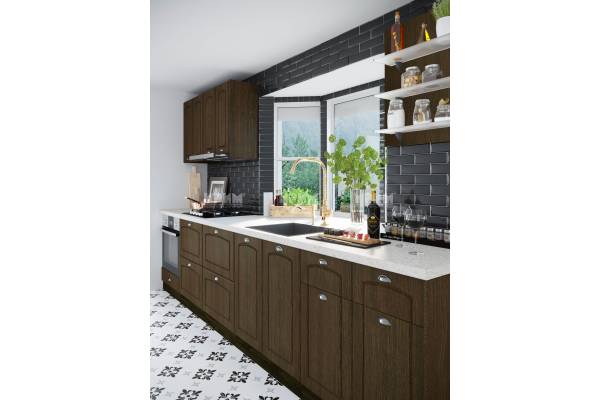 Кухня Сити 890 с лице от МДФ