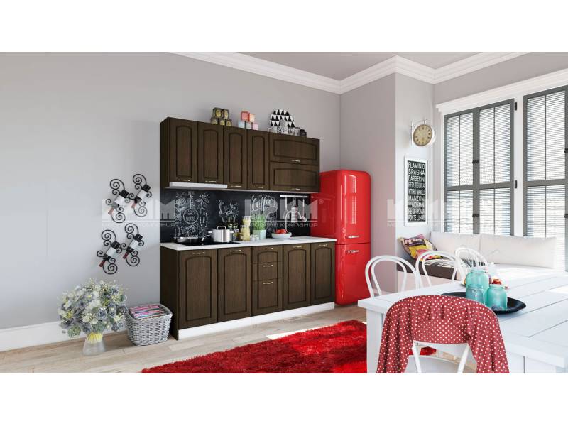 Кухня Сити 937 с лице от МДФ - Стандартни кухни