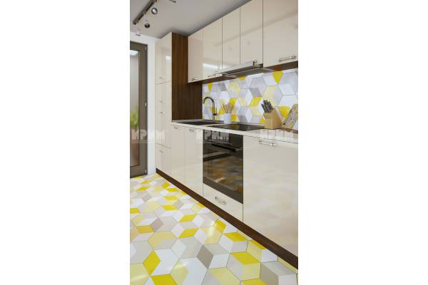 Кухня Сити 887 с лице от МДФ