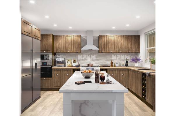 Кухня Сити 895 с лице от МДФ