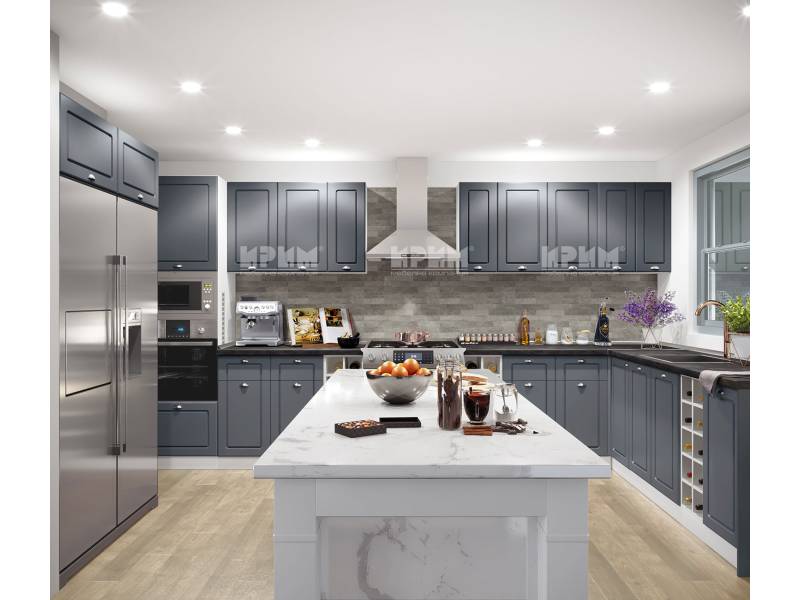 Кухня Сити 896 с лице от МДФ - Стандартни кухни