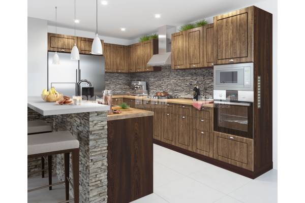 Кухня Сити 897 с лице от МДФ