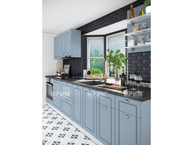 Кухня Сити 898 с лице от МДФ - Стандартни кухни