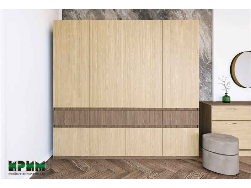 Легло Сити 7089 с нощни шкафчета - Спални комплекти