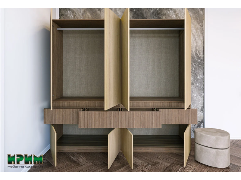 Легло Сити 7089 с нощни шкафчета - Спални комплекти