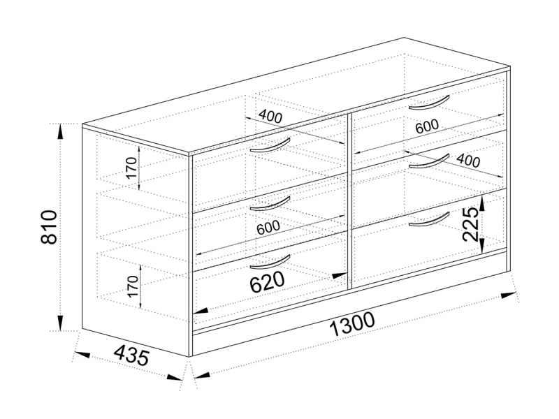 Легло Сити 7089 с нощни шкафчета - Спални комплекти