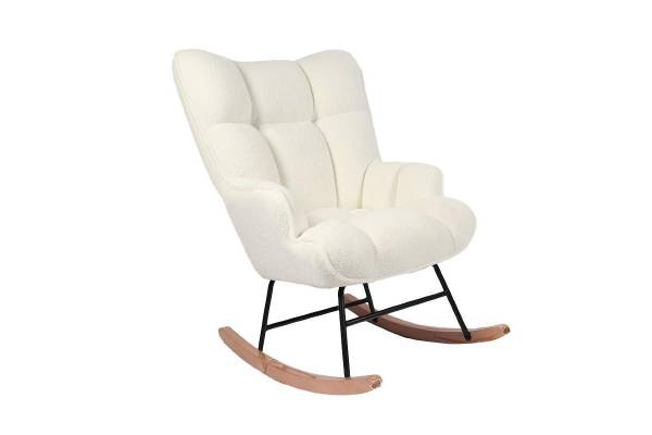 Люлеещо се кресло Arizona - бял цвят